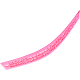 Rigla flexibila cu litere si cifre, pentru suprafete curbate, rosie, 30 CM